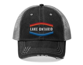 LAKE ONTARIO Embroidered Trucker Hat