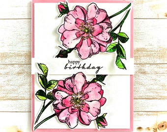 Handmade Card “Lovely Rose”