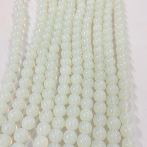 Amazing White Opalite Round Loose Gemstone Beads 15. inch Strands 6mm,8mm,10mm Opalite Beads Bulk Lot Options