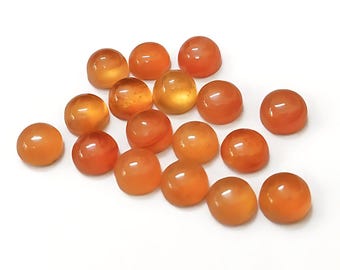 AAA Carnelian Round Gemstone, Loose Stone for Jewelry Making