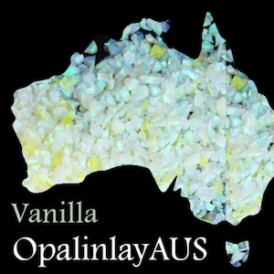 Vanilla / Crushed Opal / White Opal / Inlay Opal / Jewellery Making / Woodwork Inlay / Ring Inlay / Resin Art / Synthetic Opal