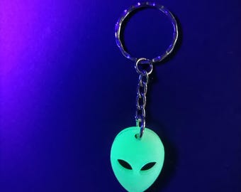The BRIGHTEST Glow in the Dark Keyring / Key Chain Money Can Buy