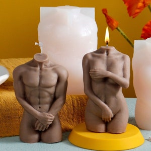 Female Body Candle Mold,Male Body Candle Mold,Torso Candle Mold,Woman Body Mold,Scented Candle Mold,Silicone Candle Mold,Aromatherapy Mold