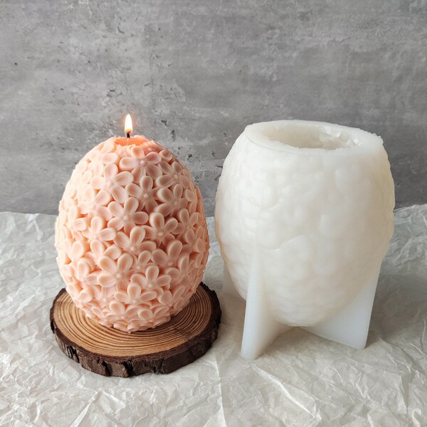 Stampi In Silicone Per Candele Rotonde 2 Pezzi - Forma Per Cemento O Resina, Portacandele Fai Da Te Per Decorazioni Casa