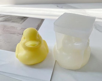 Cute Duck Candle Mould,Animal Candle Mould,Silicone Mould,Beeswax Candle Mould,Scented Candle Mould,Candle Making Mold,Decoration Mold