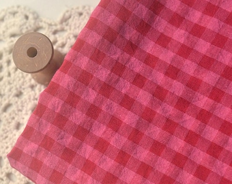 Plaid Cotton Fabric,Quilting Fabric,Cotton Fabric,Shirting Fabric,Dress Fabric,Soft Fabric,Quilt Fabric,Fabric By 1/2 yard