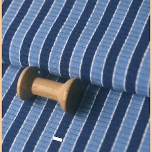 Randigt stickat tyg, stretchtyg, mjukt tyg, sofftyg, stickat tyg, randigt tyg, klänningstyg, tyg på 1/2 yard, klädtyg bild 10