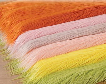 Long Pile Fabric,Fursuit Material,Minky Fabric,Upholstery Fabric,Solid Fabric,Sofa Fabric,Faux Fur Fabric,Plush Fabric,Fabric By 1/2 Yard