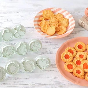 Flower Cookie Mold,Animal Cookie Cutters,Fruit Cookie Cutter,Cookie With Pattern,Cookie Stamp,Fondant Mould,Cookie Mould,Baking Mold
