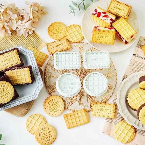 Moule à gaufres, emporte-pièces, biscuit avec motif, tampon à biscuits, moule à fondant, gaufreur à biscuits, moule à biscuits, moule de cuisson, emporte-pièces en argile, moules en argile