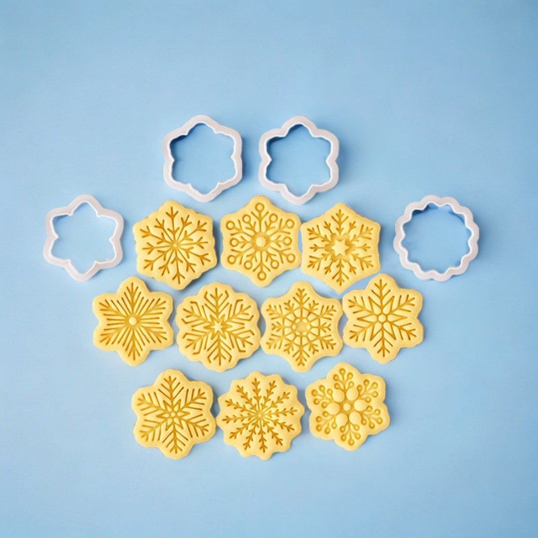 Snowflake Cookie Mold,christmas Cookie Mold,cookie Cutters,fondant ...