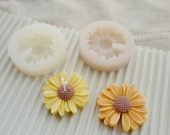 Daisy Candle Mold,Flower Soap Mold,Silicone Candle Mold,Scented Candle Mold,Handmade Candle Mold,Decoration Mold,Aromatherapy Mold,Wax Mold