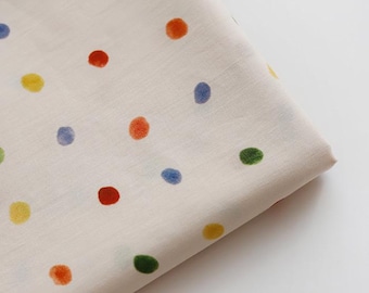 Polka Dots Fabric,Cotton Fabric,Curtain Fabric,Pillow Fabric,Quilting Fabric,Clothes Fabric,Printed Fabric,Dress Fabric,Fabric By 1/2 Yard