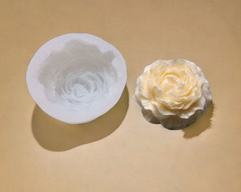 Peony Candle Mold,Flower Soap Mold,Silicone Candle Mold,Scented Candle Mold,Handmade Candle Mold,Decoration Mold,Aromatherapy Mold,Wax Mold