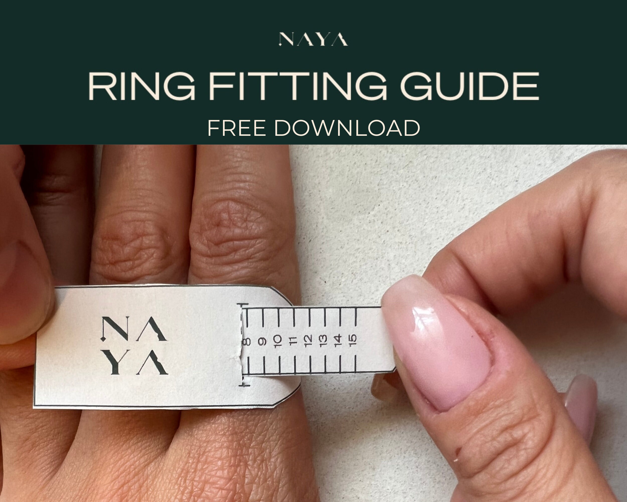 ring sizer printable etsy