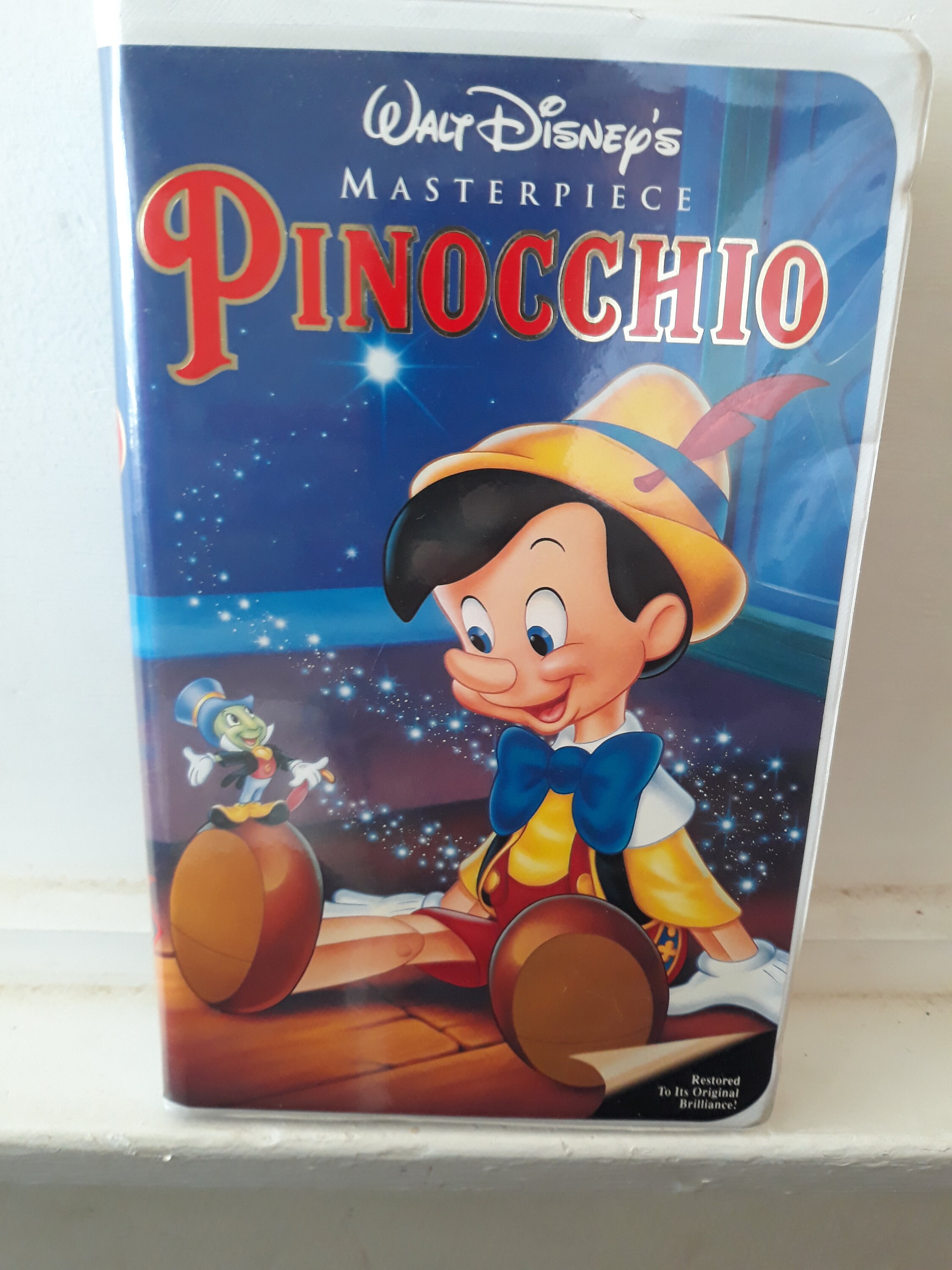 Walt Disney's Pinocchio VHS Masterpiece Etsy