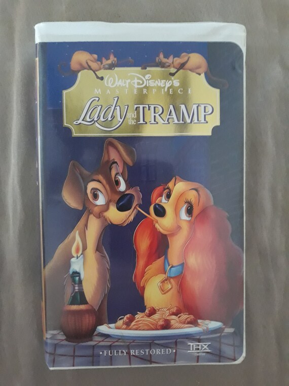Walt Disney's Lady and the Tramp VHS Cassette - Etsy