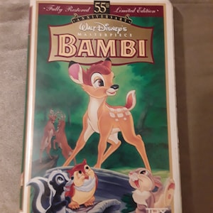 VHS 55th anniversary limited edition of Walt Disney&#39;s Masterpiece &quot;Bambi&quot;
