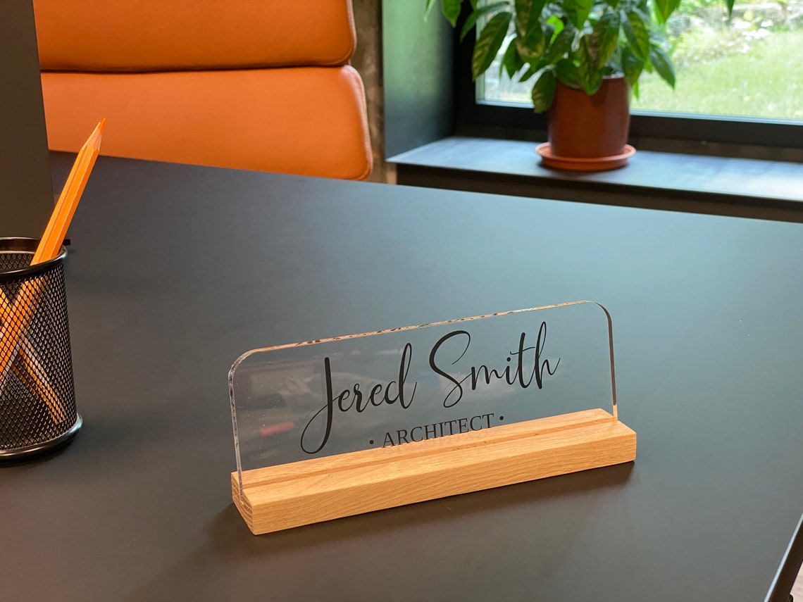 Custom Desk Sign Desk Sign Office Desk Sign Desk Name Etsy