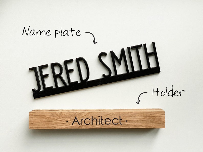 Desk name plate, Name plate for desk, Desk Nameplate, Desk name plate wood, Wood name plate for desk, Office Desk Sign, Name Plate zdjęcie 10