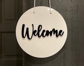 Door welcome sign, Door sign, Welcome sign, Bar sign, Welcome, Front door sign,Front door welcome sign