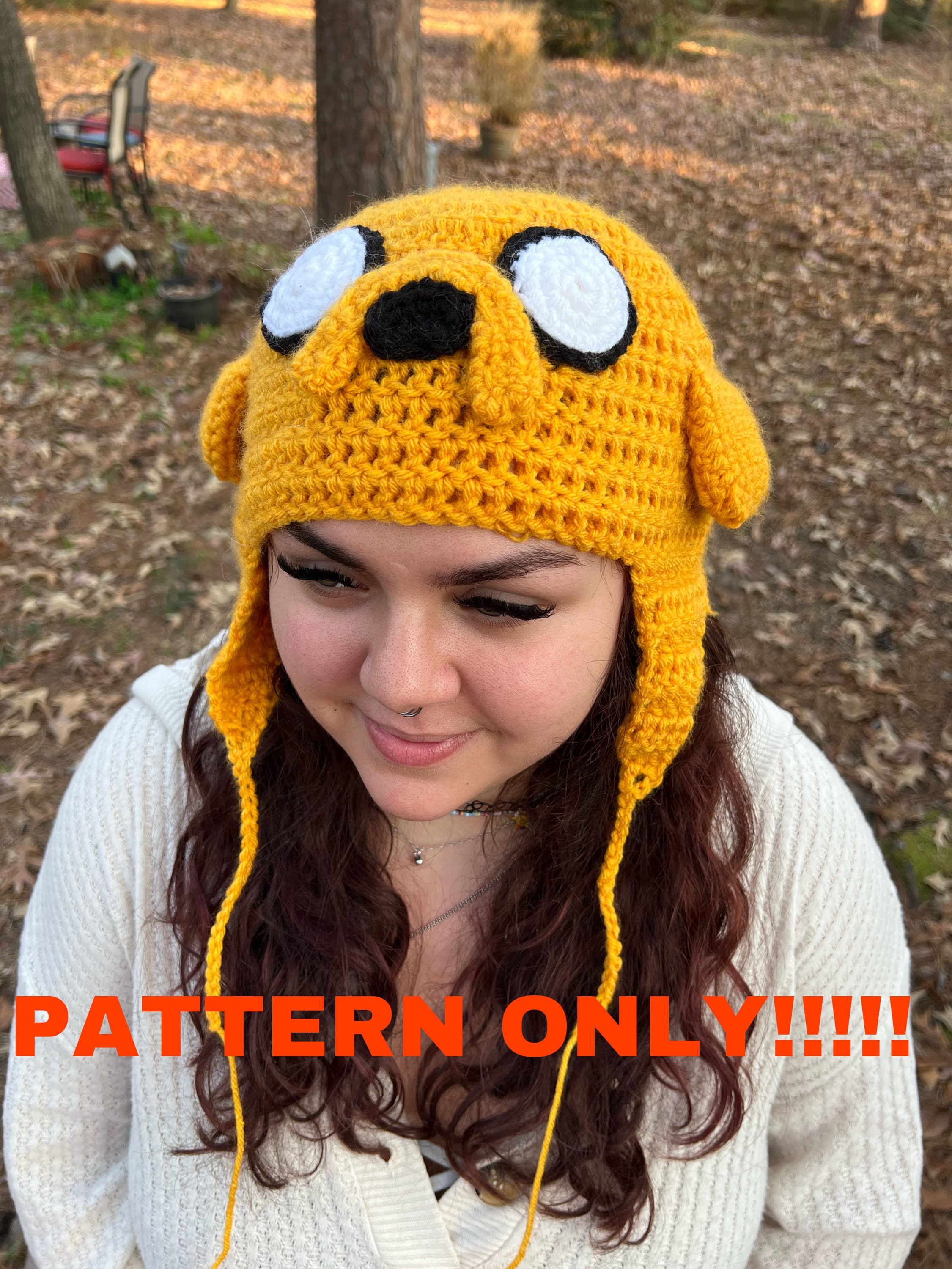 Jake the Dog Hat PATTERN Etsy