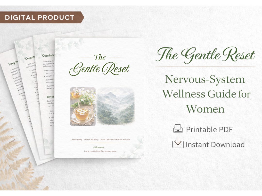 The Gentle Reset | Nervous System Wellness Guide for Women | Calm ...