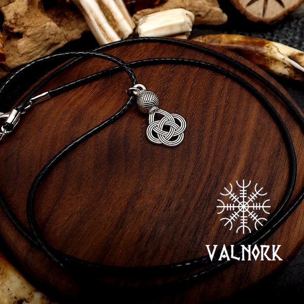Entrelacs viking en métal - collier viking - pendentif viking - collier ethnique - collier monté a la main - pendentif - bijoux nordique