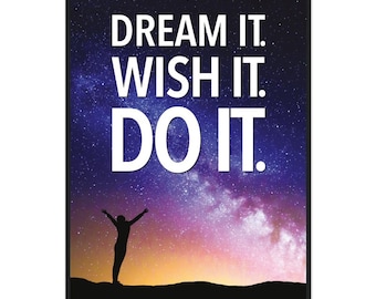 Motywująca sztuka ścienna Plakat do dekoracji biura Inspirujący wydruk na ścianę Inspirujący znak Wartości firmy Sztuka biurowa Cytaty motywacyjne