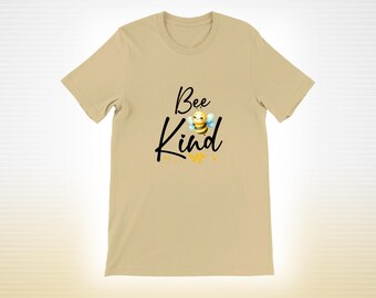 Camiseta de abeja amable Camiseta de amabilidad Camiseta de abeja de miel Regalo de abeja amable Camiseta de ser amable Citas de amabilidad Vida de mamá Regalo de cumpleaños Regalo motivacional Camiseta de mamá