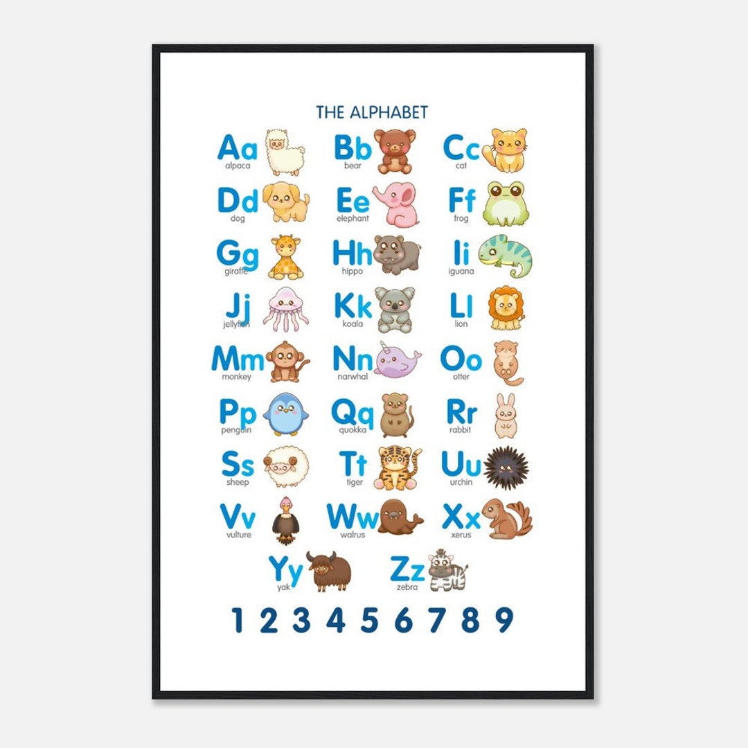 Gift for Teacher Kids Wall Decor Nursery Wall Art Kids Room Decor ...