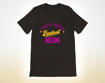 Football mom T shirt Football mom gift Football lover shirt Football mama shirt Football t-shirt Womens football t-shirt Game day shirt