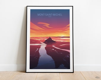 Plakat Mont-Saint-Michel