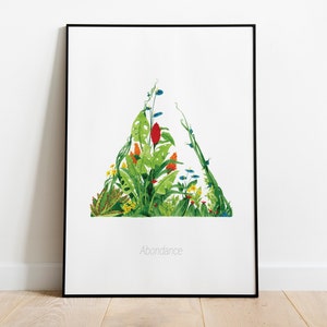 Illustration florale à l'aquarelle