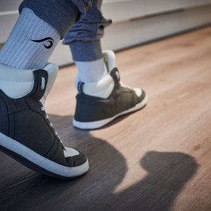 sleeco high-quality slippers in a real sneaker look, INDOOR SNEAKERS Air Jordans SLIPPERS image 4