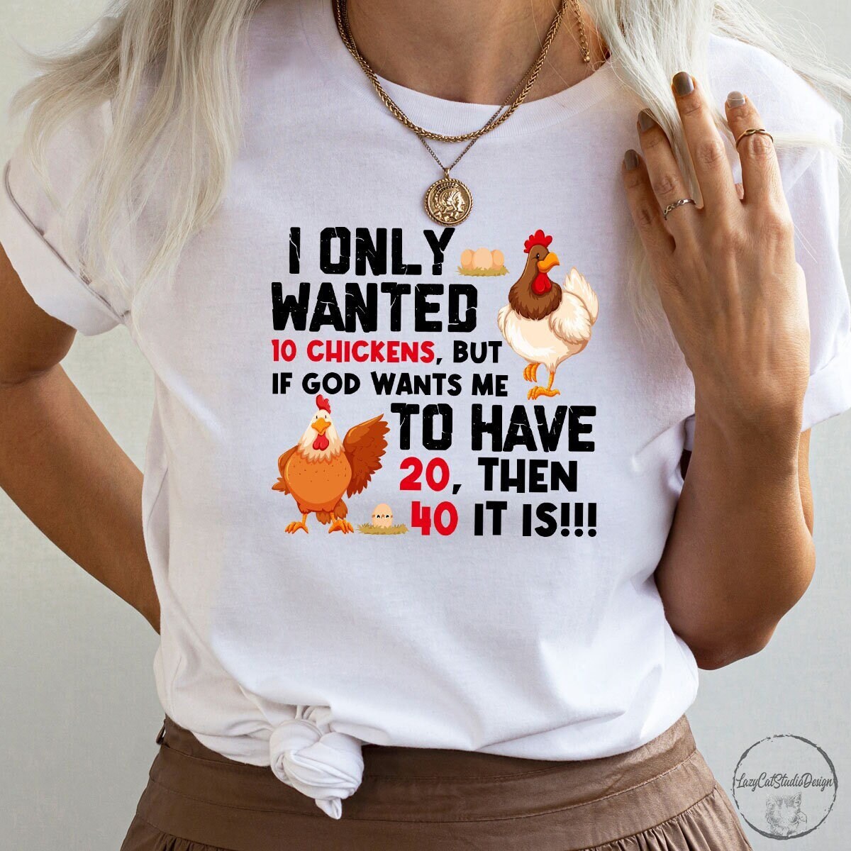 Funny Chicken Shirt Chicken and Rooster Towel Gift Farm - Etsy