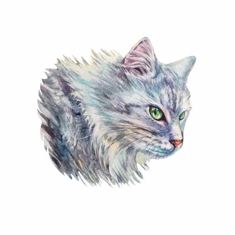 Ocelot Kitten Diamond Painting Set by Wizardi. WD2427 Diamond Art