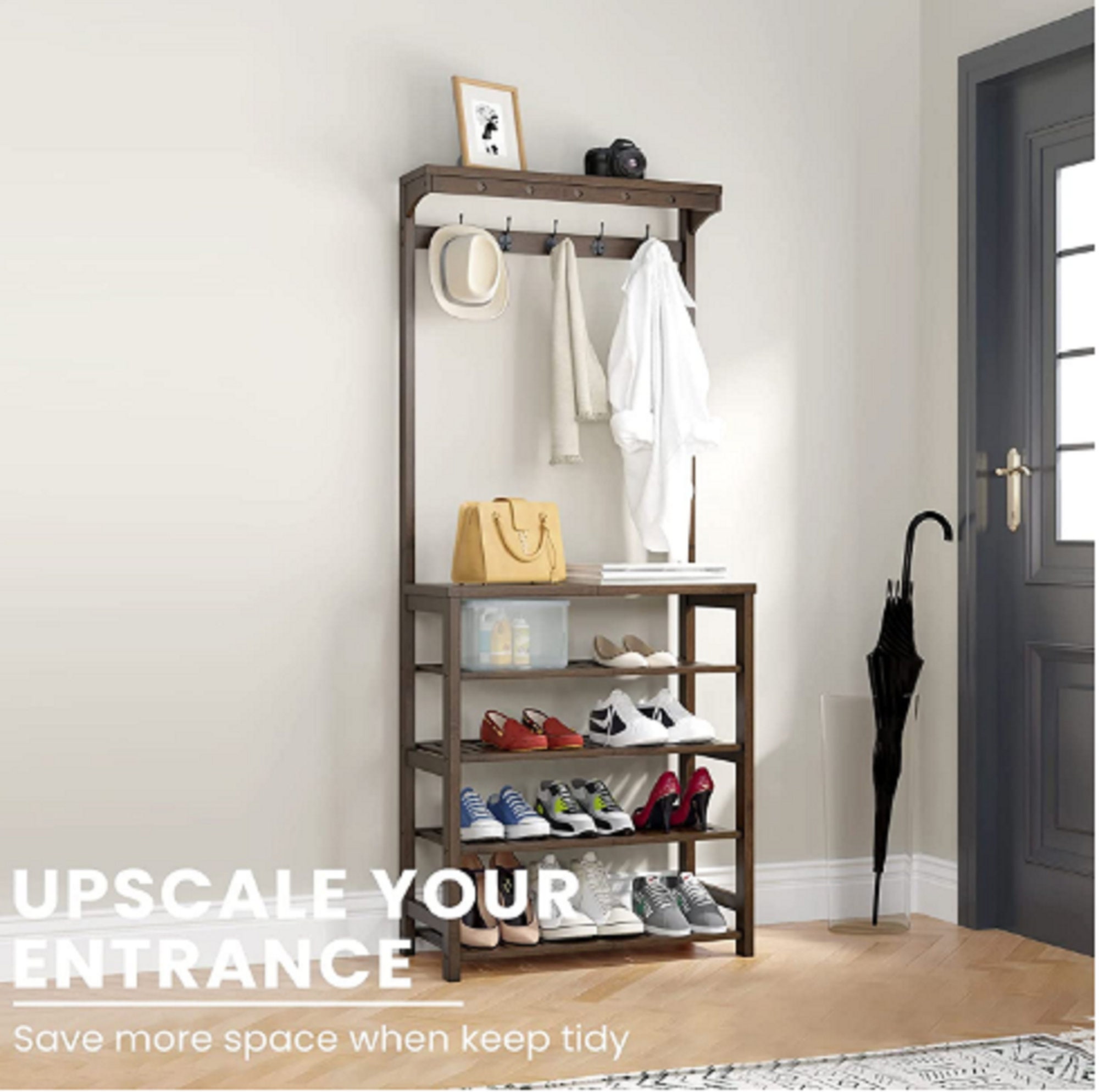 coat shoe rack stand