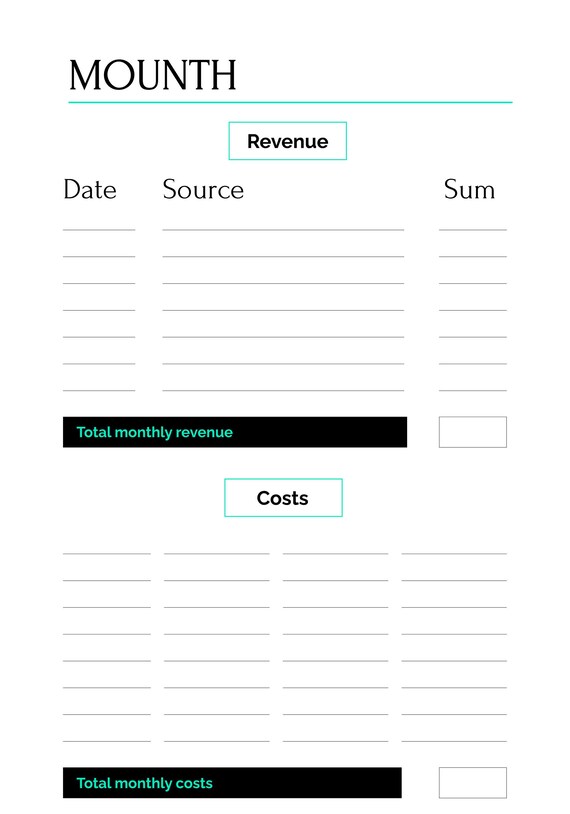 Money Planner Digital and Printable Money Saver Weekly - Etsy