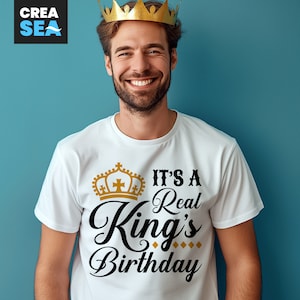 Es ist ein echter König Geburtstag SVG, PNG, Geburtstag König SVG, Mann Geburtstag Shirt SVG, Junge, Papa, Opa Geburtstagsgeschenk, für Cricut, Sublimation