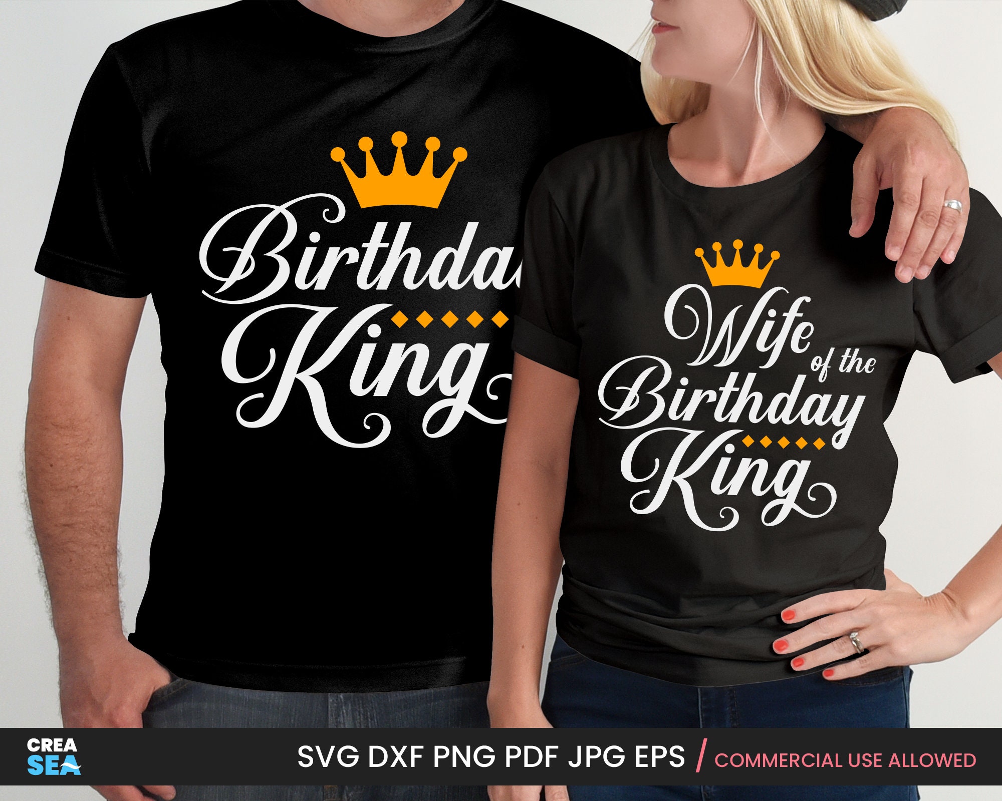 Husband and wife store birthday shirts