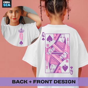 Reine de pique PNG, SVG, carte à jouer, reine chemise Svg, Svg Saint-Valentin, fête des mères, anniversaire Reine Svg pour Cricut, sublimation