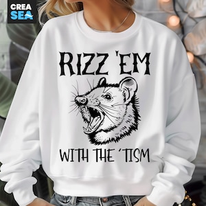 Rizz Em With The Tism Svg, Png, Autism Svg, Autism Awareness Autism Shirt Svg, Funny Autism Shirt Svg, for Cricut, Sublimation