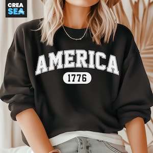 AMERICA 1776 Svg, Png, 4th of July Shirt Svg, America Varsity Svg, Patriotic Svg, USA Svg, Independence Day Svg, for Cricut, Sublimation