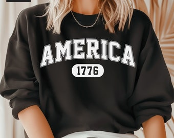 AMERICA 1776 Svg, Png, 4th of July Shirt Svg, America Varsity Svg, Patriotic Svg, USA Svg, Independence Day Svg, for Cricut, Sublimation