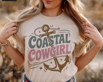 Coastal Cowgirl Svg, Png, Country Girl Shirt Svg, Southern Svg, Western Svg, for Cricut, Sublimation