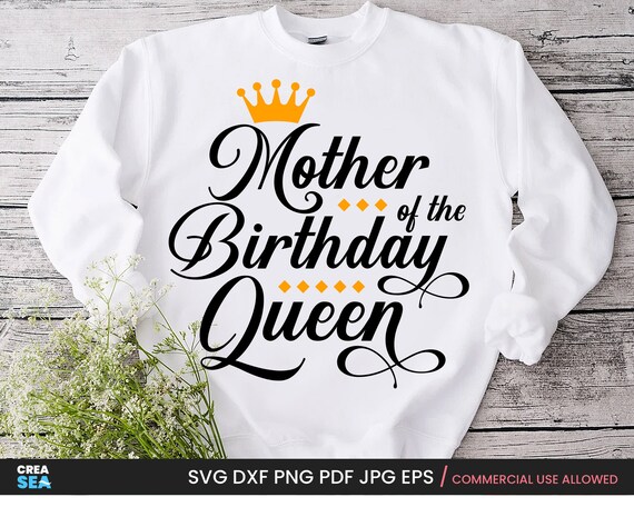 INSTANT DOWNLOAD Mommy of the Birthday Girl Printable Iron on Transfer /  SVG Cutting File / T-shirt / Family Shirts / Item 2508 