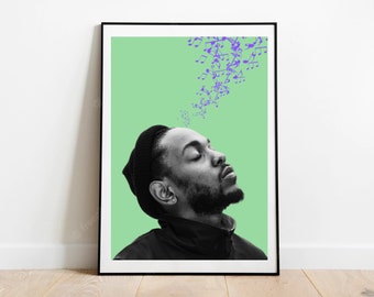 Kendrick Lamar A3 Digital Print (2 versions)