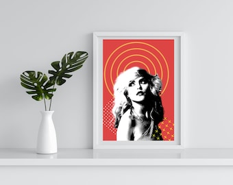 Blondie A4 Digital Art Print Icon Series