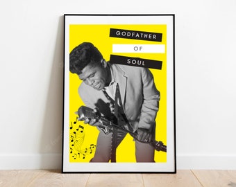 James Brown A3 Digital Print (2 versions)
